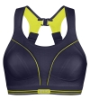 Shock Absorber Ultimate Run S5044 biustonosz sportowy retro summer fun blue yellow biustonosz biegowy