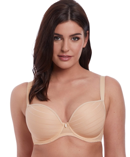 Freya Cameo Deco biustonosz usztywniany plunge sand