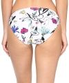 Seafolly Flower Festiwal 40145-011 ruched side retro pant white