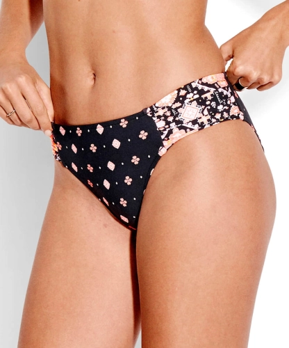 Seafolly Inka Gypsy 40145-609 ruched side retro pant black