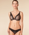 Biustonosz Passionata Brooklyn P57010 usztywniany czarny