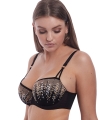 Biustonosz usztywniany Freya Astrid padded half cup noir