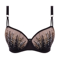 Biustonosz usztywniany Freya Astrid padded half cup noir
