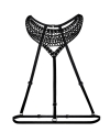 Kołnierzyk Samanta Tula Q105 harness czarny