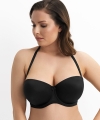 Biustonosz Corin Karolina usztywniany strapless czarny