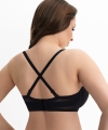 Biustonosz Corin Karolina usztywniany strapless czarny
