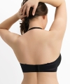 Biustonosz Corin Karolina usztywniany strapless czarny