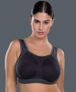 Biustonosz Anita Sport Extreme Control Plus 5567 czarny/antracyt