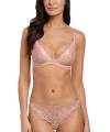 Figi Wacoal Lace Perfection pudrowe tanga