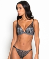 Biustonosz Gossard VIP Twilight high apex black/grey