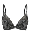 Biustonosz Gossard VIP Twilight high apex black/grey