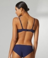 Biustonosz Simone Perele Wish 12B347 push-up Bleu nuit