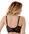 Biustonosz Gossard Shadow Mesh longline usztywniany black grey
