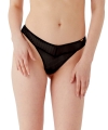 Stringi Gossard Sheer Stripe czarne