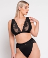 Figi Scantilly Indulgence z wysokim stanem czarne