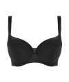 Biustonosz Fantasie Illusion UV plunge miękki czarny