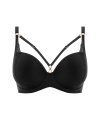 Biustonosz Freya Temptress deco plunge usztywniany czarny
