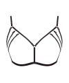 Akcesoria Samanta Rora V100 open bra czarne