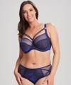 Biustonosz Sculptresse Dionne Exotic bloom full cup miękki navy