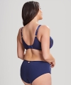 Biustonosz Sculptresse Dionne Exotic bloom full cup miękki navy