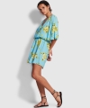 Tunika plażowa Seafolly 54645-KA Full bloom sky