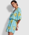Tunika plażowa Seafolly 54645-KA Full bloom sky