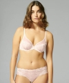 Biustonosz Simone Perele Reve 12Z319 plunge miękki sakura pink