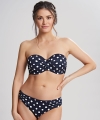Kostium kąpielowy Panache Anya Riva spot navy-vanilla figi