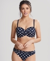 Kostium kąpielowy Panache Anya Riva spot navy-vanilla figi