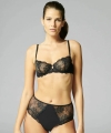 Biustonosz Simone Perele Reve 12Z330 half-cup miękki czarny