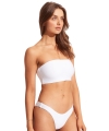 Top plażowy Seafolly 31034-640 tube top white