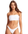 Top plażowy Seafolly 31034-640 tube top white