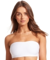 Top plażowy Seafolly 31034-640 tube top white