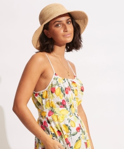 Kapelusz plażowy Seafolly 71834-HT capri raffia natural