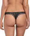 Figi Wacoal Lace perfection koronkowe tanga charcoal
