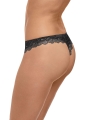 Figi Wacoal Lace perfection koronkowe tanga charcoal