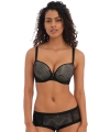 Biustonosz Freya Tailored deco plunge usztywniany czarny
