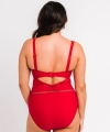 Kostium kąpielowy Curvy Kate First class jednoczęściowy czerwony
