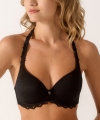 Biustonosz Empreinte Cassiopee plunge spacer czarny