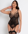 Gorset Scantilly Fascinate ST017702 koronkowy czarny