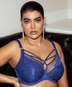 Biustonosz Elomi Brianna UW plunge miękki lapis