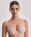 Biustonosz Alles Chita push-up beżowy