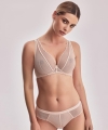 Biustonosz Alles Chita bralette miękki beżowy