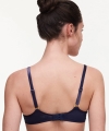 Biustonosz Chantelle Fleurs C12Q20-ODI usztywniany marine blue velvet