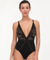 Body Passionata Olivia P49J80-011 koronkowe czarne