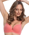 Biustonosz Corin Virginia push-up koralowy