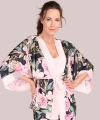 Kimono Endorfinella Darling satynowe Wild rose