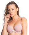Biustonosz Agio DB-9294 soft touch up push-up różowy
