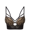 Biustonosz Gossard VIP Captivate longline push-up czarny