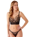Biustonosz Gossard VIP Captivate longline push-up czarny